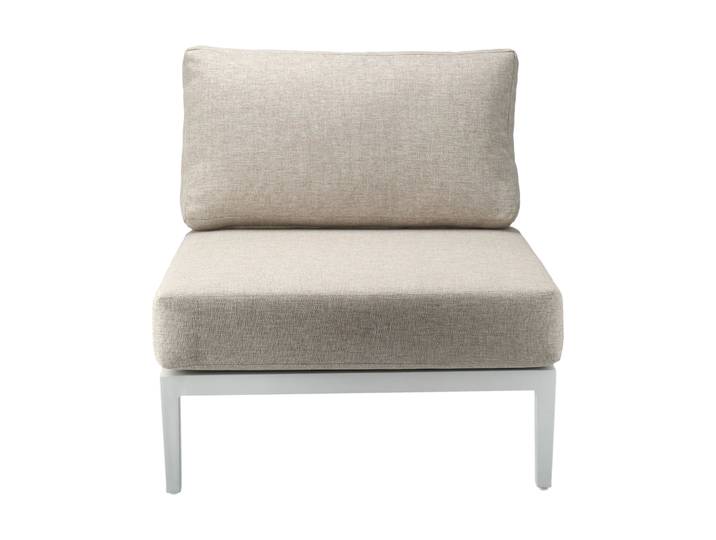 1898 Canapé modulable Santander module central Blanc-beige