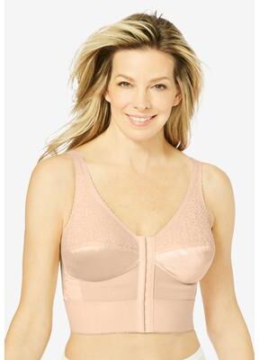 Plus Size Women's Mastectomy Choice Plus Longline Bra by Jodee in Beige (Size 36 A)