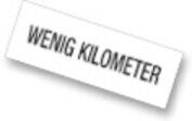 Encart publicitaire Eichner Peu de kilomètres Format (9219-00337)