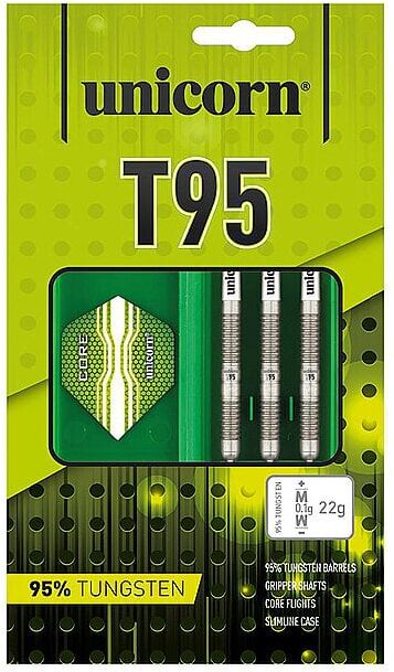 UNICORN Steeldart-Pfeile Core XL T95 22g blau B