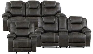 Fremont & Park Flannery 3-Piece Manual Reclining Living Room Sofa Set