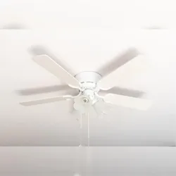Pepeo Deckenventilator Kisa Deluxe WE Weiß / Ahorn mit Licht 105