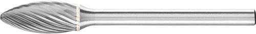 PFERD Hartmetall-Kleinfrässtift mit 3-mm-Schaft, Flammenform B, Zahnung 5