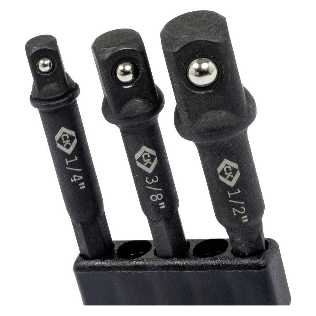 C.K Magma Vorteck Impact-Steckschlüssel-Adaptersatz, 65 mm, 3-teilig (T4571)
