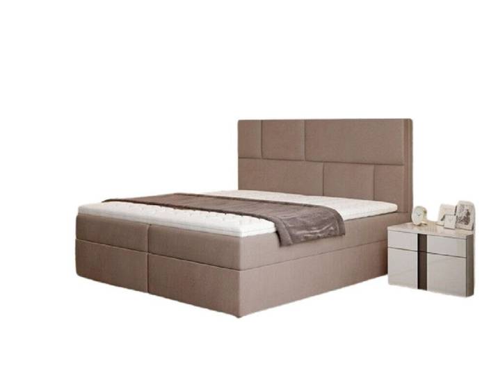 Xlmoebel Boxspringbett Luxus Polsterbett in edlem Textil mit hochwertiger Verarbeitung, Hergestellt in Europa