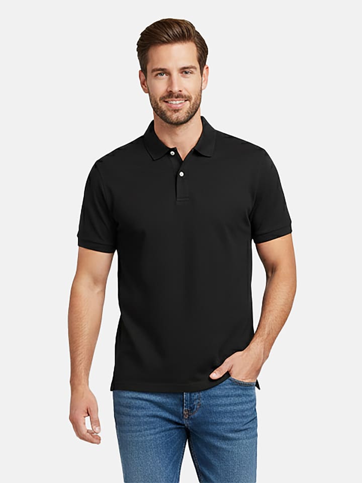 Cars Jeans Poloshirt in Schwarz - XL