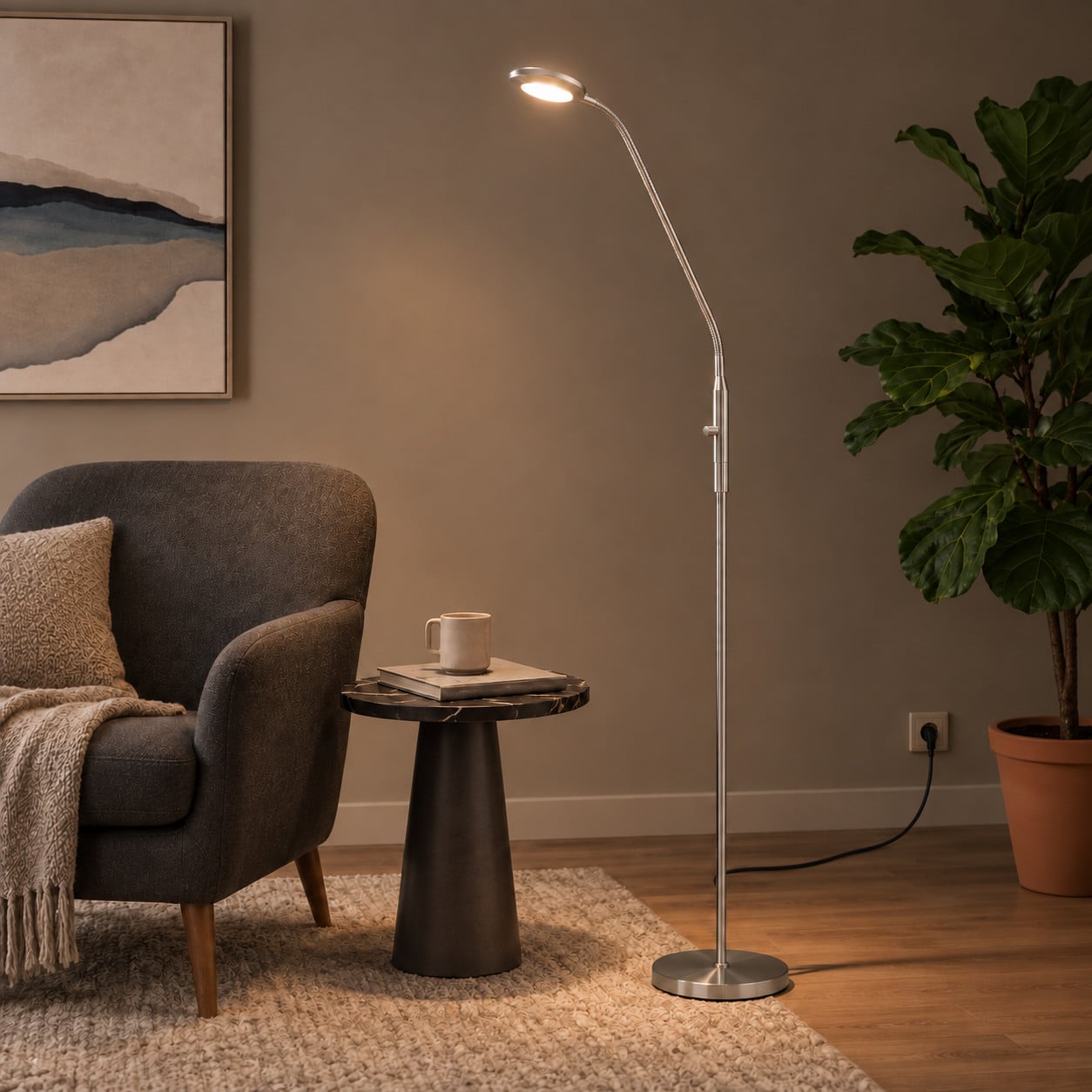 Artdelight Flexibele leeslamp Ufo VL UFO ST
