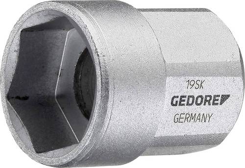 Steckschlüsseleinsatz Antrieb 1/2 -sechskant außen Abtrieb 6-kant 12x25mm Gedore