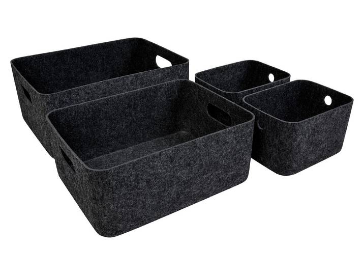 Filzkorb SET schwarz