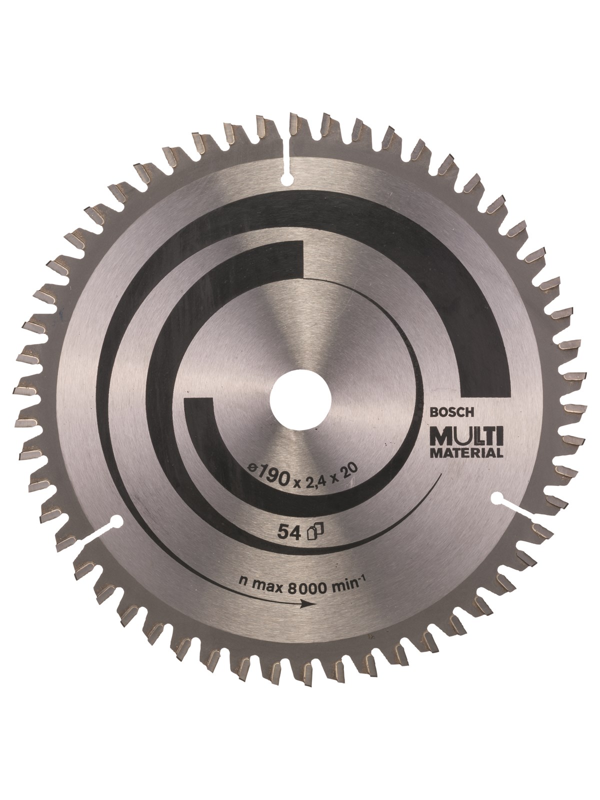 Bosch RUNDSAVKLINGE MULTI 190X2.4X20MM 54 TDR