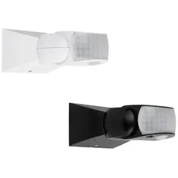 Wand-Bewegungsmelder PIR MODELL 1 IP65 : Farbe - Schwarz