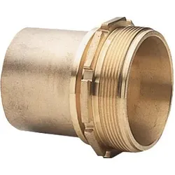 Teguma, Schlauchanschluss + Schlauchverbinder, Tankwagenkupplung Messing Aussengewinde 2.1/2 ′′ glatter Stutzen (Kupplung)