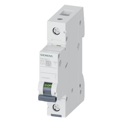Siemens SENTRON 5SL61257 stroomonderbreker 230/400V 6kA, 1-polig, C, 25A