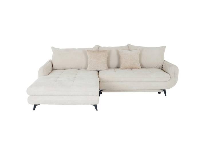 Ecksofa mit Schlaffunktion & Bettkasten Wave Beige