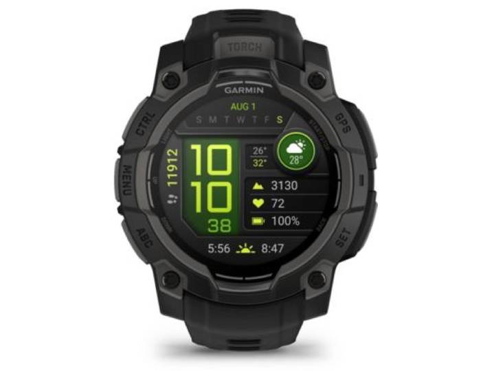 Garmin - Montre Sport Instinct 3 Outdoor Gps Amoled Bt 45 Mm Noir Bracelet Noir