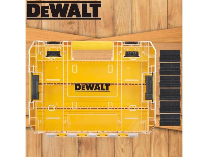 DEWALT Original vide SLarge boîtier robuste 6 diviseurs système TSTAK multifonctionnel empilable cloison détachable partie outil de stockage