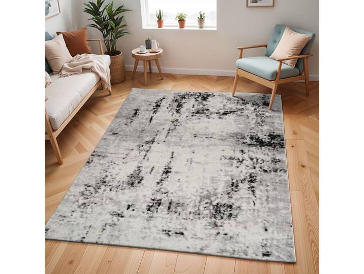 Teppich LIVABLISS JORDAN , grau, B:200cm H:10,9mm L:275cm, Polypropylen, Teppiche, Teppich