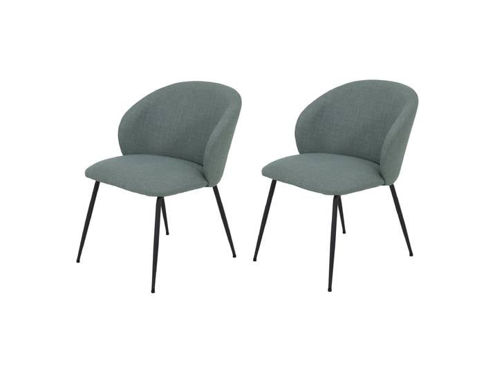 Tchibo - 2 Hela Stühle »Graz« - 61x64,5x81cm - grün -