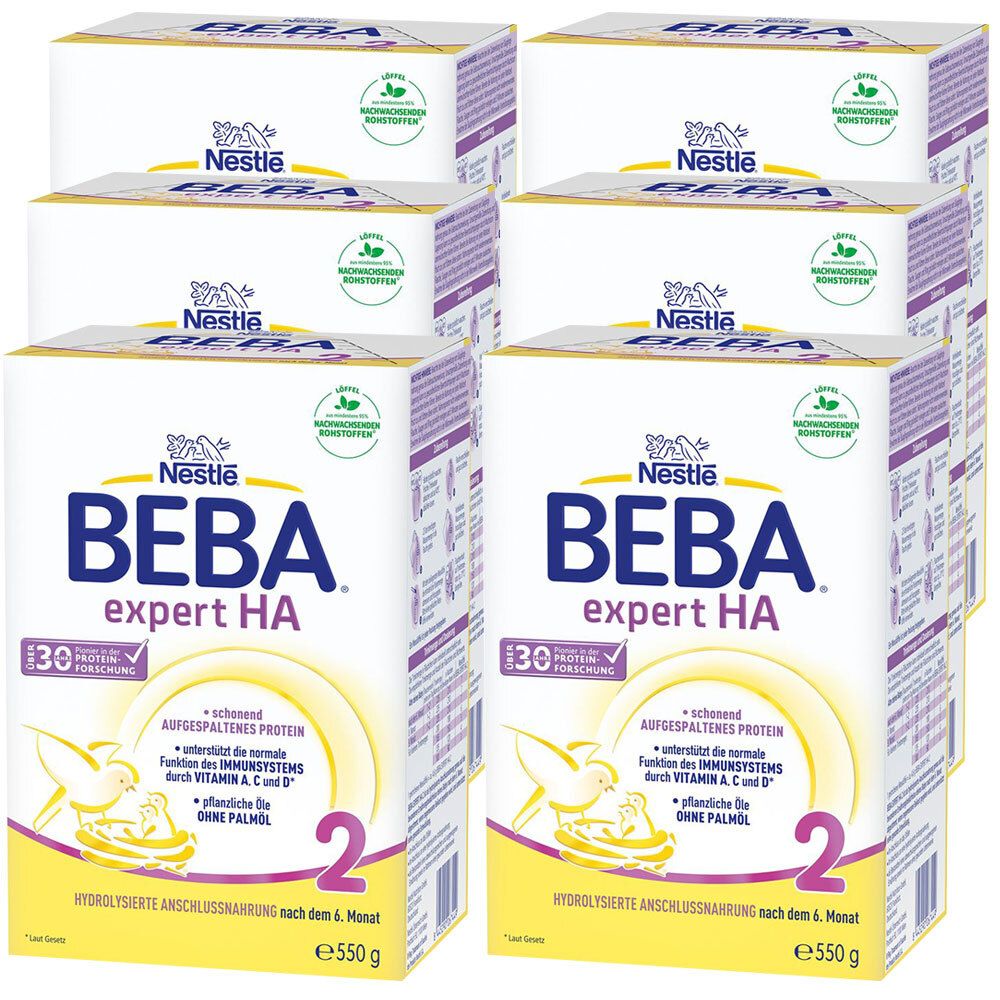 Nestle Beba Expert HA 2 Pulver 6x550 g