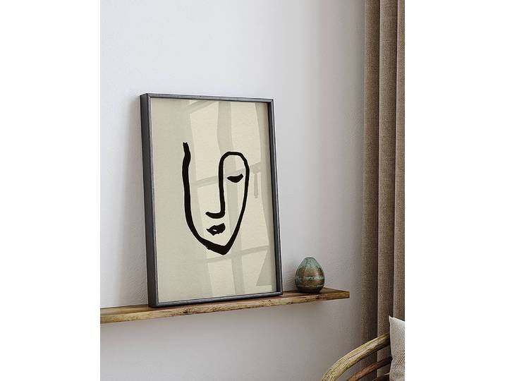 Tableau déco Close Your Eyes Matériau : Matière plastique, Bois massif Surface en bois : Laqué Type de matière synthétique : Verre acrylique