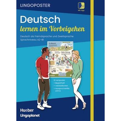 Lingoposter: Deutsch lernen im Vorbeigehen, Set von Peter Delius, Hueber, 978-3-19-769601-0
