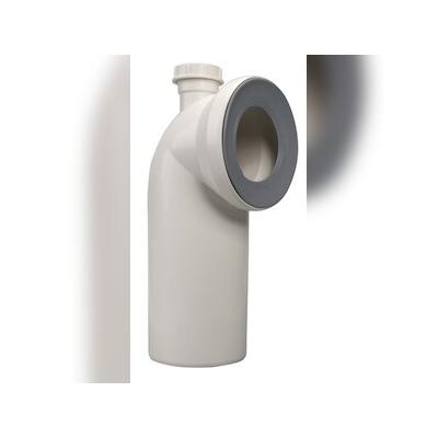 airfit WC-Anschlussbogen 90 Grad, weißmit Schlauchanschluss