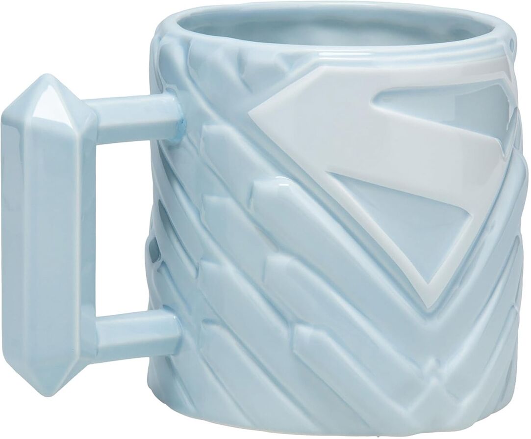 PALADONE Taza 3D Superman Fortress Solitude Dc Comics Superman . Blanco