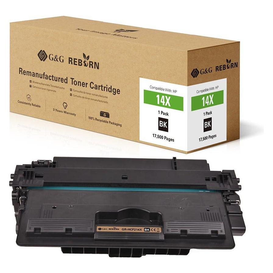 G&G Kompatibel mit 14X CF214X Toner - Marke: Reborn (21230)
