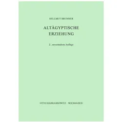 Altägyptische Erziehung, Fachbücher von Hellmut Brunner