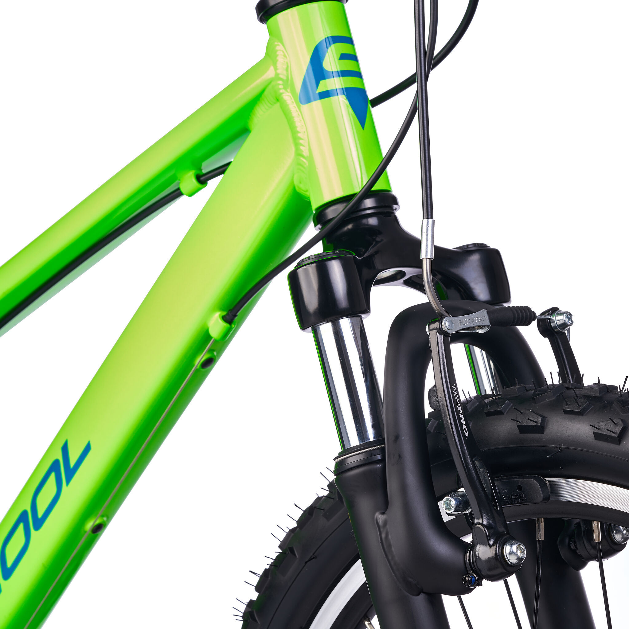 Jugendfahrrad S’COOL "S'COOL Xroc Pro 20-K7 Neon Green/Ocean" Gr. 26, grün (neon grün, ocean), Fahrräder, Kinder, 26cm, 20 Zoll (50,80cm)