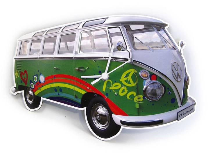 BRISA VW Collection - Wandklok in VW T1 Bulli Bus design