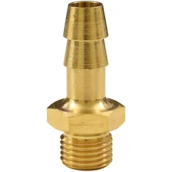 ELMAG Schlauchtülle mit Außengewinde AG 3/8, 9 mm, Messing - 42356