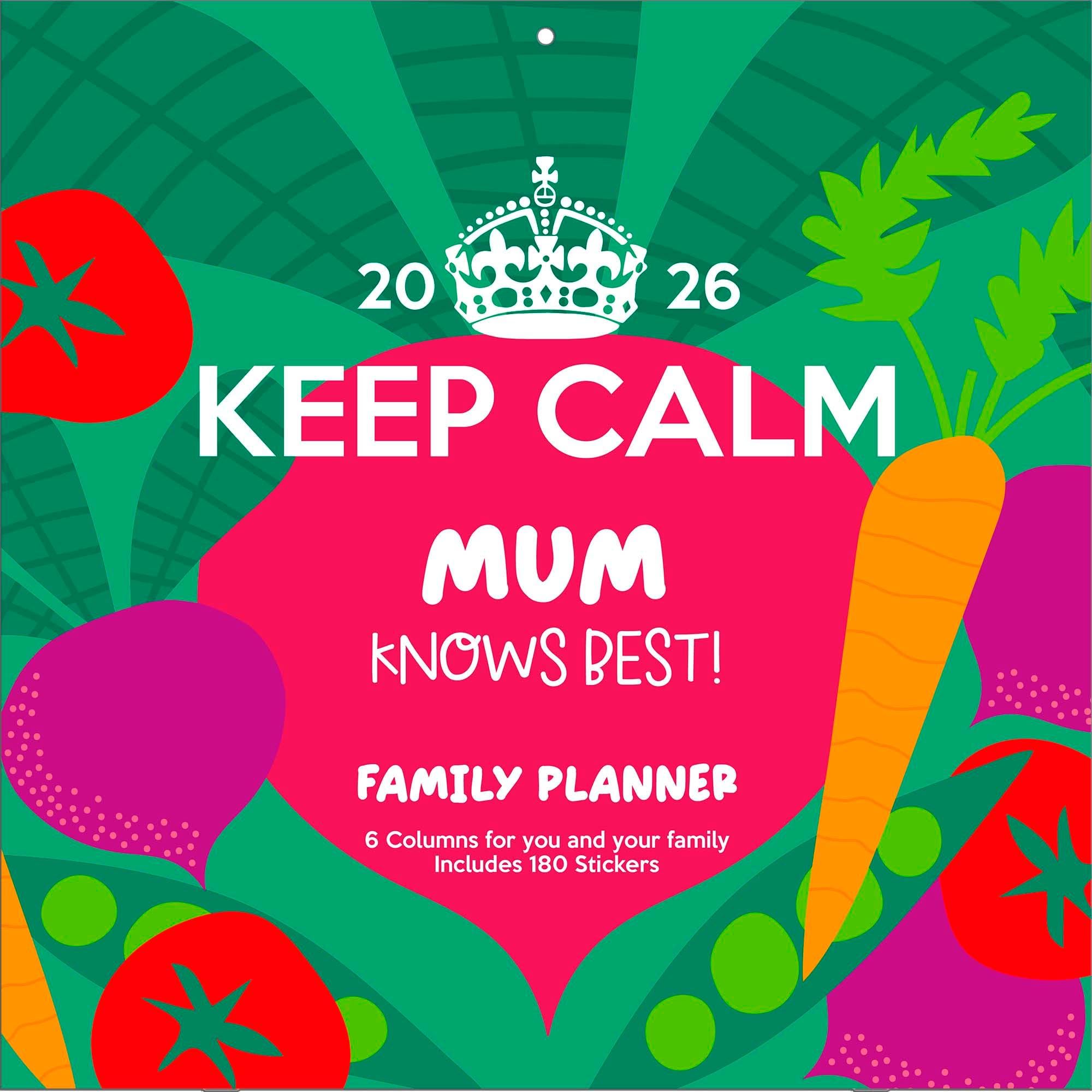 KEEP CALM Familienplaner im Format 30 x 30 - Preis vom 13.10.2026 11:25:28 h