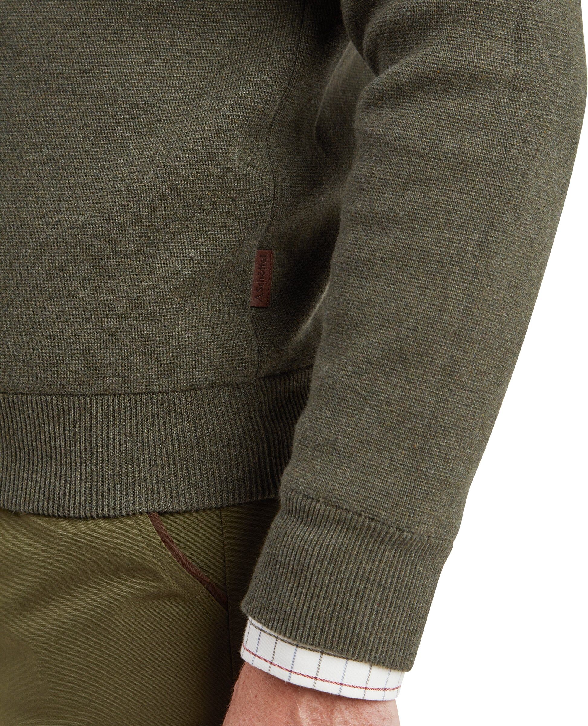 Schöffel Country Angus Aerobloc Quarter Zip - Green - Size M - Men