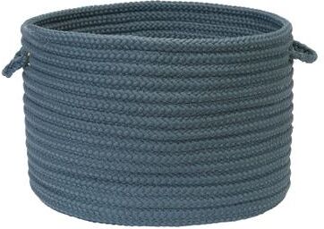 Simply Home Solid Basket by Colonial Mills in Lake Blue (Size 18X18X12)