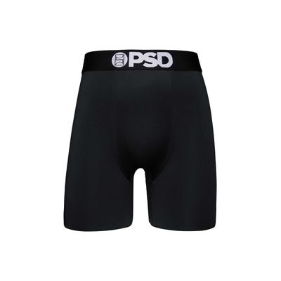 Boxershorts PSD "PSD SOLIDS BB", Herren, Gr. XL, 1 Stk., schwarz, 88% Polyester, 12% Elasthan, Unterhosen