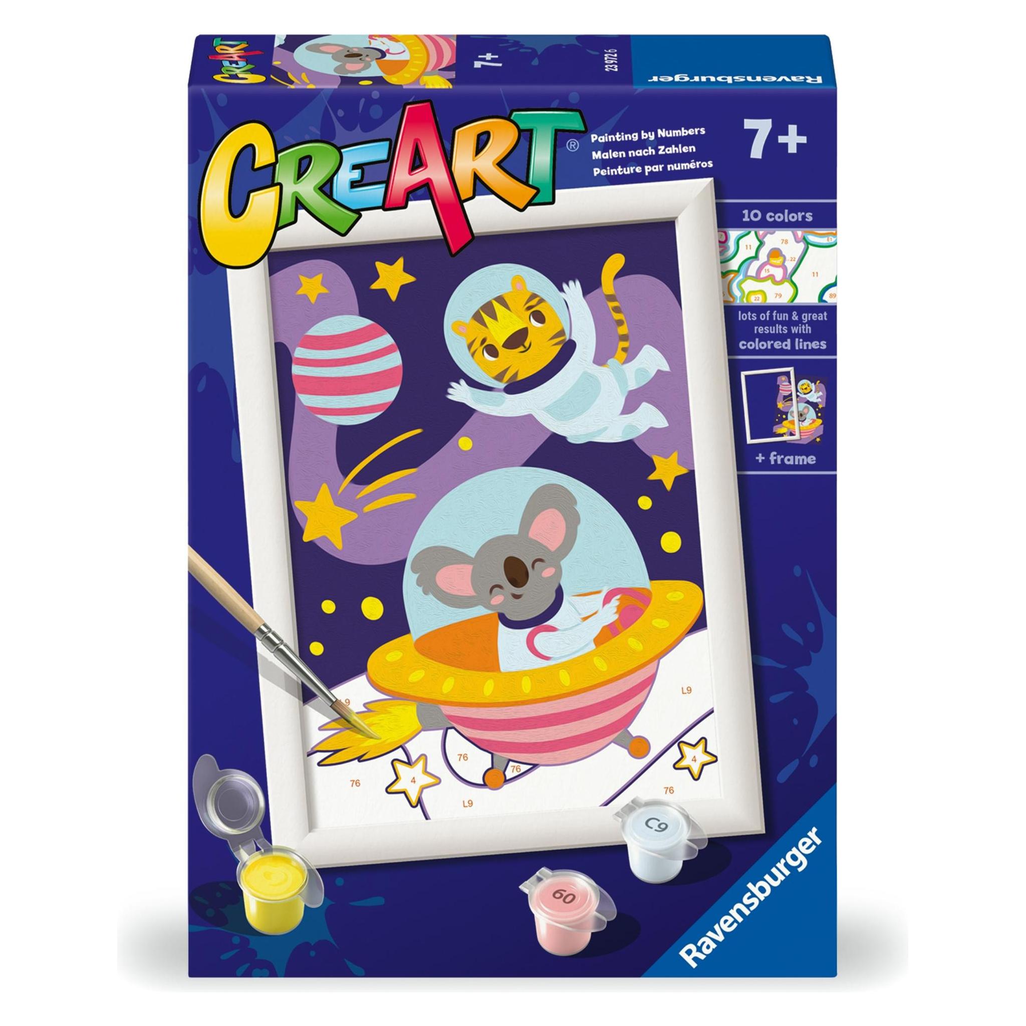 Ravensburger CreArt - Malen nach Zahlen - Animals in Space (4005556239726-4005556239726)