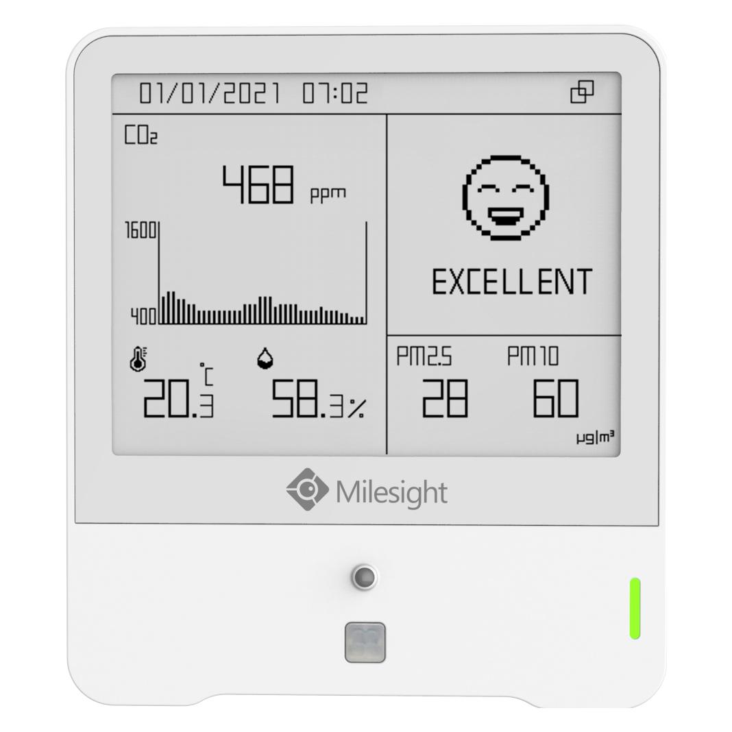 Milesight iot lorawan indoor ambience monitoring sensor am319 o3 (AM319-868M-O3)