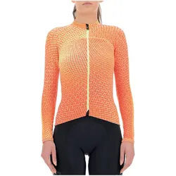 UYN Spectre Winter Overwear langarm Fahrrad-Trikot Damen orange ginger S