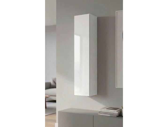 Hängevitrine BORCHARDT MÖBEL TOLEDO , weiss (weiß matt, weiß hochglanz), Schränke, Hängevitrine, Höhe 140 cm