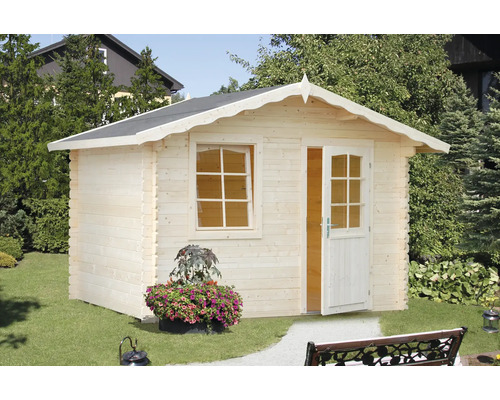Gartenhaus Palmako Emma 4,6 m² inkl. Fußboden 290 x 250 cm tauchgrundiert