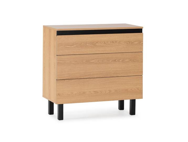 KOMMODE 80/40/80 Molina eichefarben