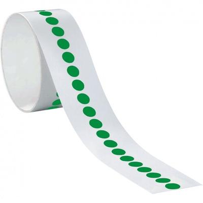 Aufkleber I Markierungspunkte, grün, Folie, selbstklebend, Ø 10mm, 100/Rolle