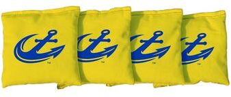Skip's Garage Maine Maritime Mariners Yellow Cornhole Bags