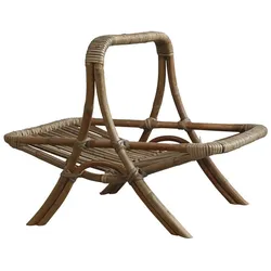 Chic Antique Magazinhalter Rattan, H38/L50/B33 cm, natur