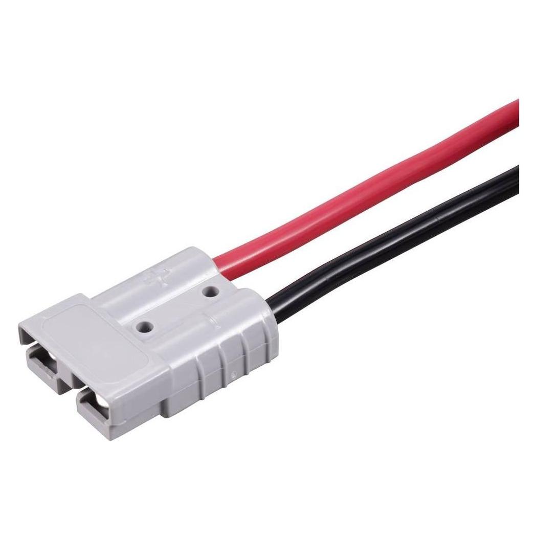 Tru Components Hochstrom Batteriesteckverbinder Verlängerungskabel 1 m TC-12195680 Schwarz, Ro (TC-12195680)
