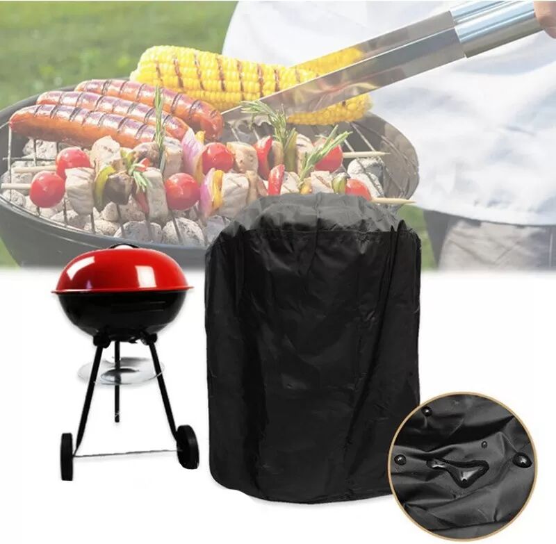 INF Runde Grillabdeckung - 210D Oxford Gewebe, wasserdicht, staubdicht und UV-beständig