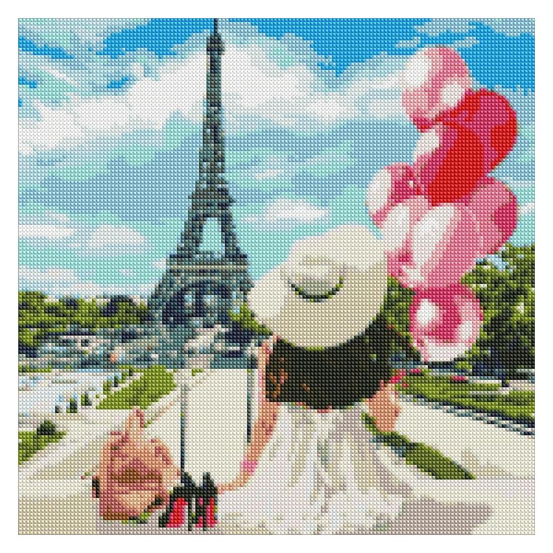 Ideyka Diamantmosaik - Walking the Streets... 40x40cm (504742)