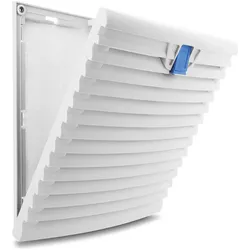 Delock Lüfterfilter mit Clip, 254 × 254 × 47 mm, PC Lüfter Zubehör, Blau, Weiss