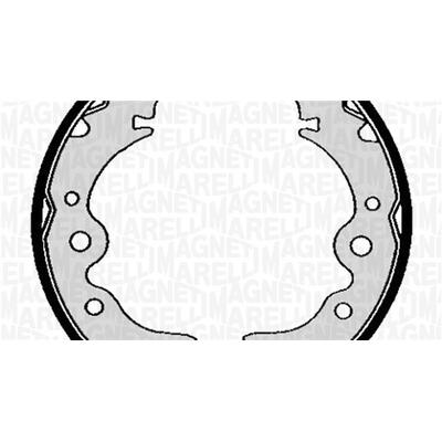 MAGNETI MARELLI Bremsbacke 360219198387 für NISSAN